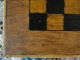 Antique Wooden Checkers Game Board Primitive Folk Art Handmade Primitives photo 3