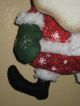 Primitive Hc Holiday Christmas Hanging Santa Claus Doll Primitives photo 2