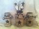 Primitive Americana,  Country,  Farmhouse Utensil Holder & Salt And Pepper Shakers Primitives photo 1