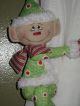 Primitive Hc Holiday Christmas Hanging Santa Claus Helper Elf Doll Hugger Primitives photo 1