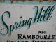 Antique Sheep Farm Sign Spring Hill Stock Farms Greenwood Indiana Antique Sign Primitives photo 2