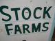 Antique Sheep Farm Sign Spring Hill Stock Farms Greenwood Indiana Antique Sign Primitives photo 7