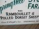 Antique Sheep Farm Sign Spring Hill Stock Farms Greenwood Indiana Antique Sign Primitives photo 8