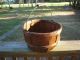 Primitive Antique Splint Apple Farm Basket Swing Handle Nails Bentwood Primitives photo 9