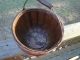 Primitive Antique Splint Apple Farm Basket Swing Handle Nails Bentwood Primitives photo 4