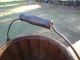 Primitive Antique Splint Apple Farm Basket Swing Handle Nails Bentwood Primitives photo 5