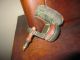 Dreat Old Painted Wood Pincushion Sewing Clamp Primitives photo 2