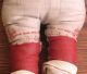 Antique Handmade Primitive Cloth Rag Doll,  25”,  Hand - Painted Features Primitives photo 6