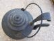 Antique Cast Iron Tipping Kettle Mid 19th C.  Cast Iron Tilting Kettle Primitives photo 1