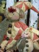 Primitive Christmas Elf Snowman Doll Folk Art Elf W/ Snowman Doll Antique Quilt Primitives photo 10