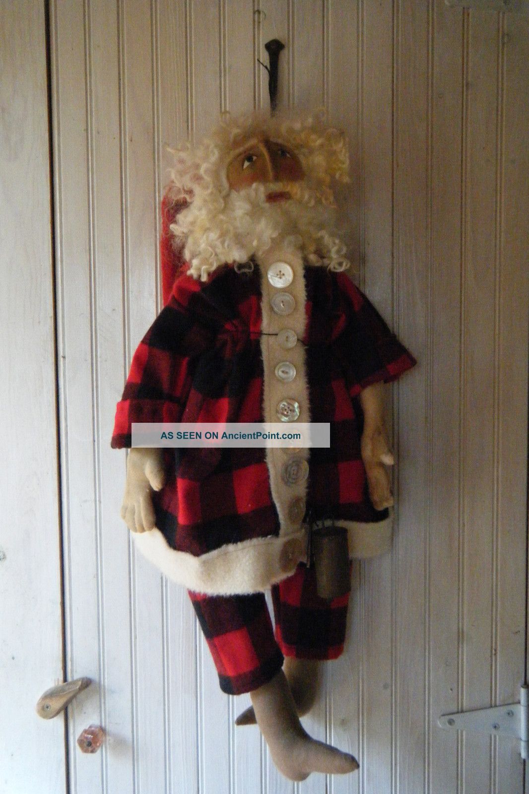 Primitive Folk Art Santa Doll By Melissa Zietz Primitives photo