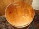 Antique Large Firkin Sewing Bucket W/lid Condition Primitives photo 6