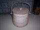 Buttermilk Vintage Wood Firkin/pantry Box - Middle Of Stack Primitives photo 2