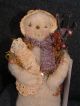 Primitive Folk Art Snowman - Snowgirl - Snowlady - With A Baby - Hand Crafted Primitives photo 4