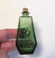 Wheaton Coffin Poison Bottle Skull Crossbones Green Miniature Rip Halloween Primitives photo 4