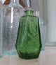 Rare Yellow Green Wheaton Coffin Poison Bottle Skull Crossbones Miniature Rip Primitives photo 10
