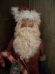 Primitive 21 In.  Christmas Santa Doll == Candy Cane ==snowman == Primitives photo 1
