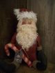 Primitive 21 In.  Christmas Santa Doll == Candy Cane ==snowman == Primitives photo 3