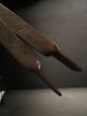 Antique 18th C Wrought Iron Scissor Pipe Ember Tongs Hearth Coal Tool Fireplace Primitives photo 6