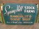 Antique Sheep Farm Sign Spring Hill Stock Farms Greenwood Indiana Antique Sign Primitives photo 1