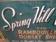 Antique Sheep Farm Sign Spring Hill Stock Farms Greenwood Indiana Antique Sign Primitives photo 2