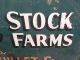 Antique Sheep Farm Sign Spring Hill Stock Farms Greenwood Indiana Antique Sign Primitives photo 5