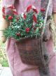 ♥ Primitive,  Grungy,  & Drab Earthy Santa Doll & Wool Pouch ♥rcp♥ Primitives photo 4