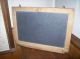 Vintage Wooden Framed Chalk Board / Great Heavy Slate Board Primitives photo 1