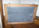 Vintage Wooden Framed Chalk Board / Great Heavy Slate Board Primitives photo 5