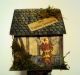Primitive Altered Miniature Handmade Fairy Doll House Mixed Media Collage Art Primitives photo 2