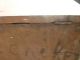 Early American Blanket Chest Circa1800’s Salmon Color Paint Canal Dover Ohio Primitives photo 3