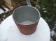 Aafa Old Red Paint Country Primitive Sap Bucket Pail Wood Handmade Nh Primitives photo 2