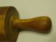 2 Antique Unusual Rare Wood Rolling Pins Very Old Primitives photo 1