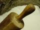 2 Antique Unusual Rare Wood Rolling Pins Very Old Primitives photo 3