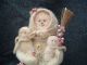 Primitive Folk Art Snowman - Snowgirl - Snowlady With 2 Babies - Hand Crafted Primitives photo 5