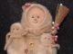 Primitive Folk Art Snowman - Snowgirl - Snowlady With 2 Babies - Hand Crafted Primitives photo 8