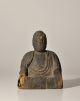 Sale Antique Primitive Japanese Buddhist Nyorai Seated Image Edo Period 18th Statues photo 1