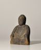 Sale Antique Primitive Japanese Buddhist Nyorai Seated Image Edo Period 18th Statues photo 2