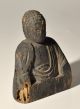 Sale Antique Primitive Japanese Buddhist Nyorai Seated Image Edo Period 18th Statues photo 4