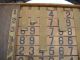 Antique Game Board Numbers Sliders With Weighted Canvas Covers Baseball Numbers Primitives photo 3
