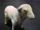 Vintage German Putz White Ewe Sheep & Lamb Early 1900 ' S,  (not Wooly) Nr Primitives photo 4