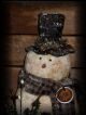 Primitive Grubby Winter Snowman Sitter Olde Attic Primitives Primitives photo 1