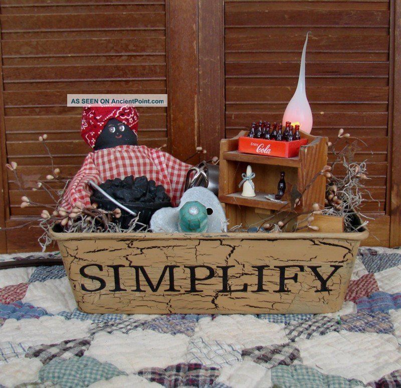 Primitive Unique Mammy Gathering Lamp Loads Of Prims Simplify Primitives photo