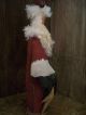 Primitive Santa Standing Doll ==on Base == Long Coat=w/buttons==18 X 10 In.  == Primitives photo 3
