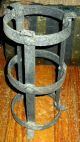 Antique 1700s Revolutionary War Era Tavern Pipe Holder Forged Iron Rare Vafo Primitives photo 2