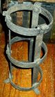 Antique 1700s Revolutionary War Era Tavern Pipe Holder Forged Iron Rare Vafo Primitives photo 3