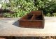 Vintage Wooden Box With Dividers Display Storage 7 Cubbyholes Wood Old Tray Primitives photo 9