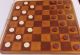 Antique Adirondack Wood Game Board Checkers Folk Art Includes Old Checkers Nr Primitives photo 2