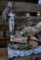 Primitive Christmas Snowman Doll & Crow Raggadeesbymom&me Primitives photo 1
