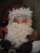 Primitive Santa With Holding Arms == Doll And Candy Cane == 14 X 13 In.  == Primitives photo 3